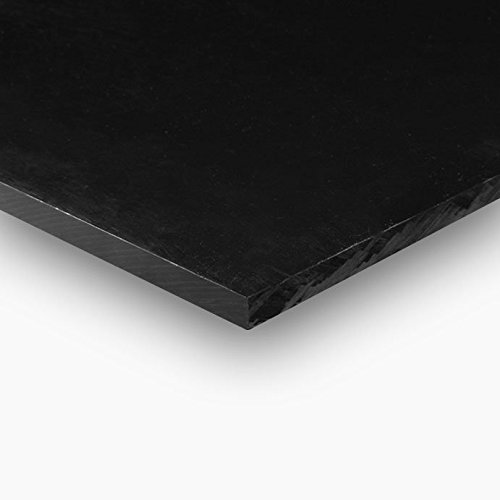 Black Acetal Copolymer Plastic Sheet 3/4
