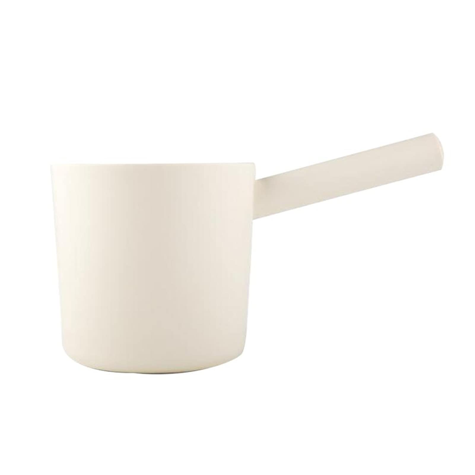 Plastic Water Scoop - Practical Kitchen & Bathroom Ladle for Baby Shower, Household Accessories (20cm, Light Green/Rice White) - Perfect for Cooking, Bathing & Outdoor Activities