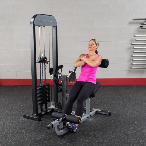 Body Solid PRO Select Ab & Back Machine (GCAB STK) - Professional Home Gym Equipment for Core Strength Training & Back Support - Perfect for Home Workouts & Fitness Enthusiasts