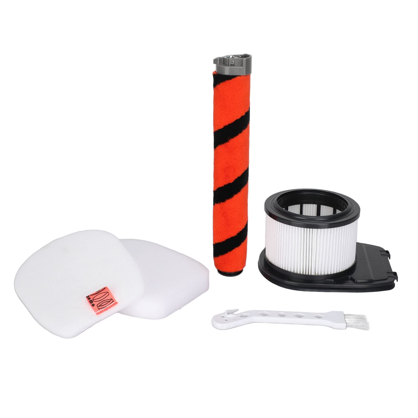 Vacuum Cleaner Rear Filter Replacement - White Cotton Roller Brush Set Compatible with IZ300UK & IZ320 Models | Perfect for Home Cleaning, Pet Hair Removal & Allergen Reduction