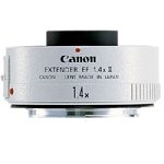 Canon EF 1.4X II Telephoto Lens Extender - Compatible with EF Lenses for DSLR Cameras - Enhance Zoom for Wildlife & Sports Photography