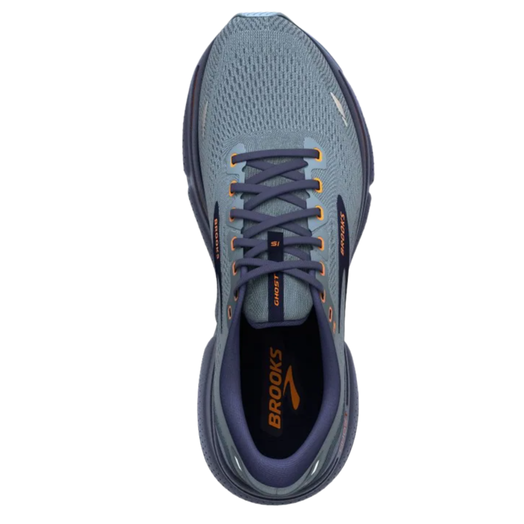 Men's Ghost 15 Running Shoes - Flintstone Peacoat Color (D Width) for Jogging, Gym Workouts & Daily Comfort