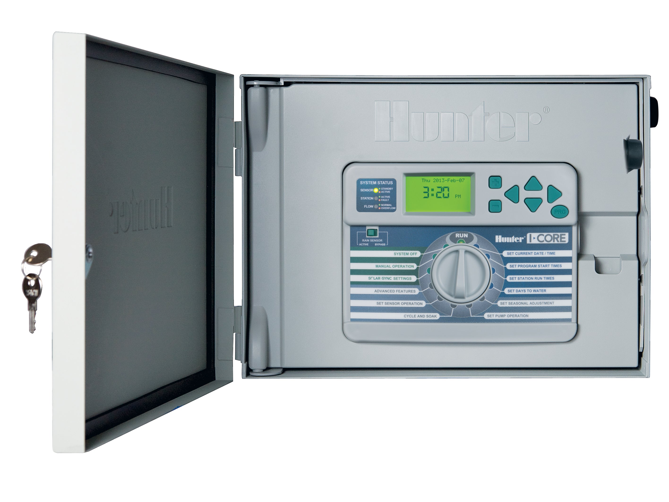 Hunter IC 600 SS I-Core Controller - Stainless Steel Industrial Flow Control for Water Treatment & HVAC Systems