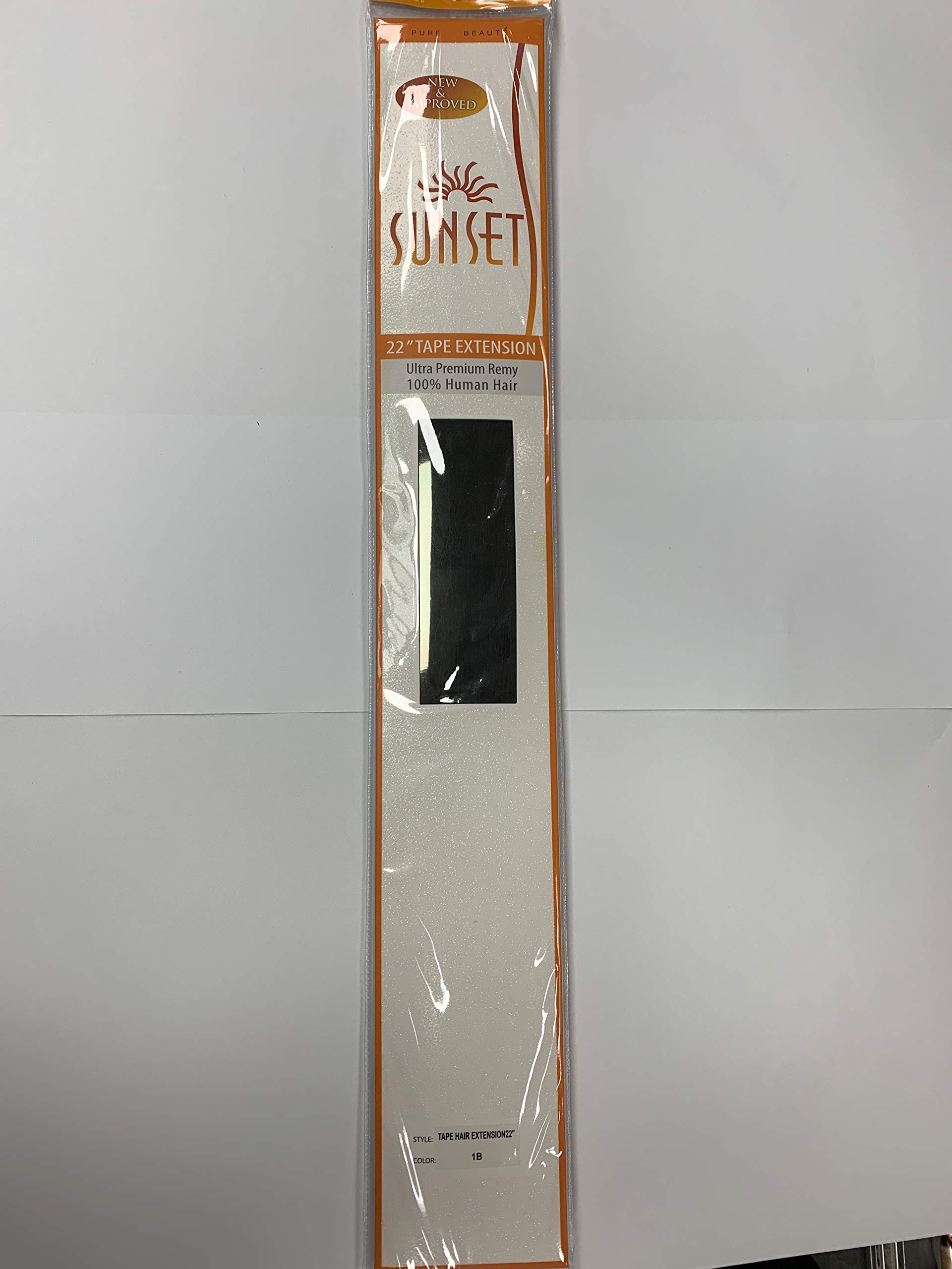 Sunset Pure Beaute' 22-Inch Ultra Premium Tape-In Hair Extensions - Color #8 Dark Blonde | Natural-Looking Volume & Length for Daily Wear, Parties & Special Occasions