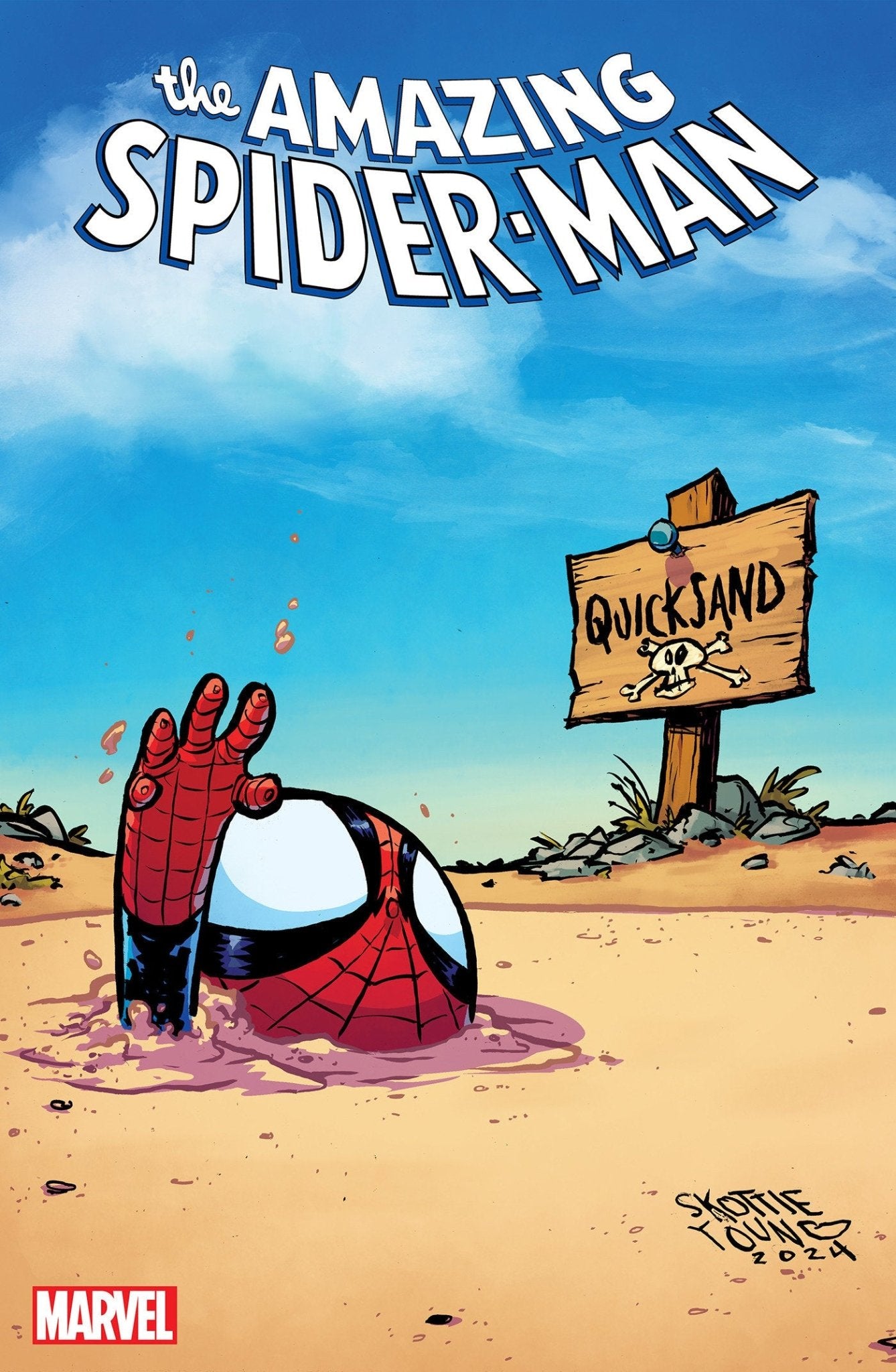 Amazing Spider-Man #68 Skottie Young Variant Cover - 8 Deaths of Spider-Man Comic Book | Collectible Marvel Comics for Fans & Gifts | Perfect for Display, Reading & Comic Book Collections
