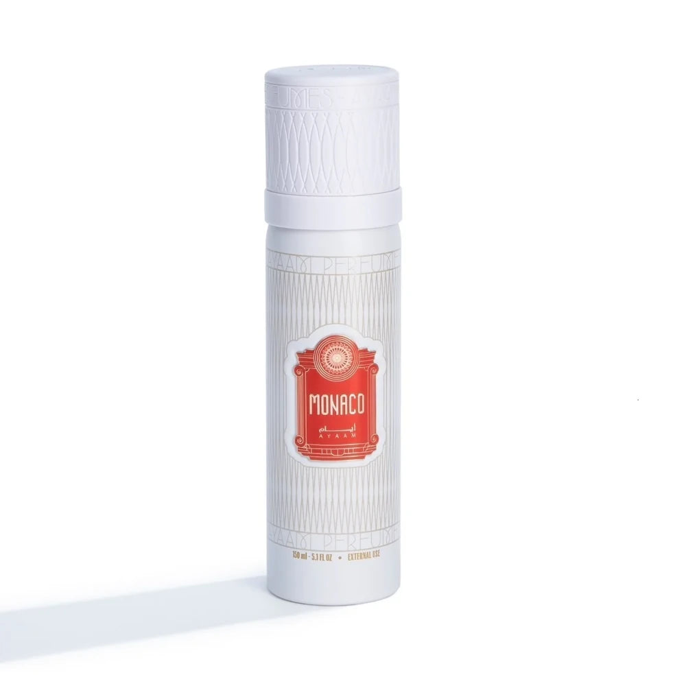 Monaco All Over Body Spray 150ml | Refreshing Fragrance for Men & Women | Perfect for Gym, Travel & Everyday Use
