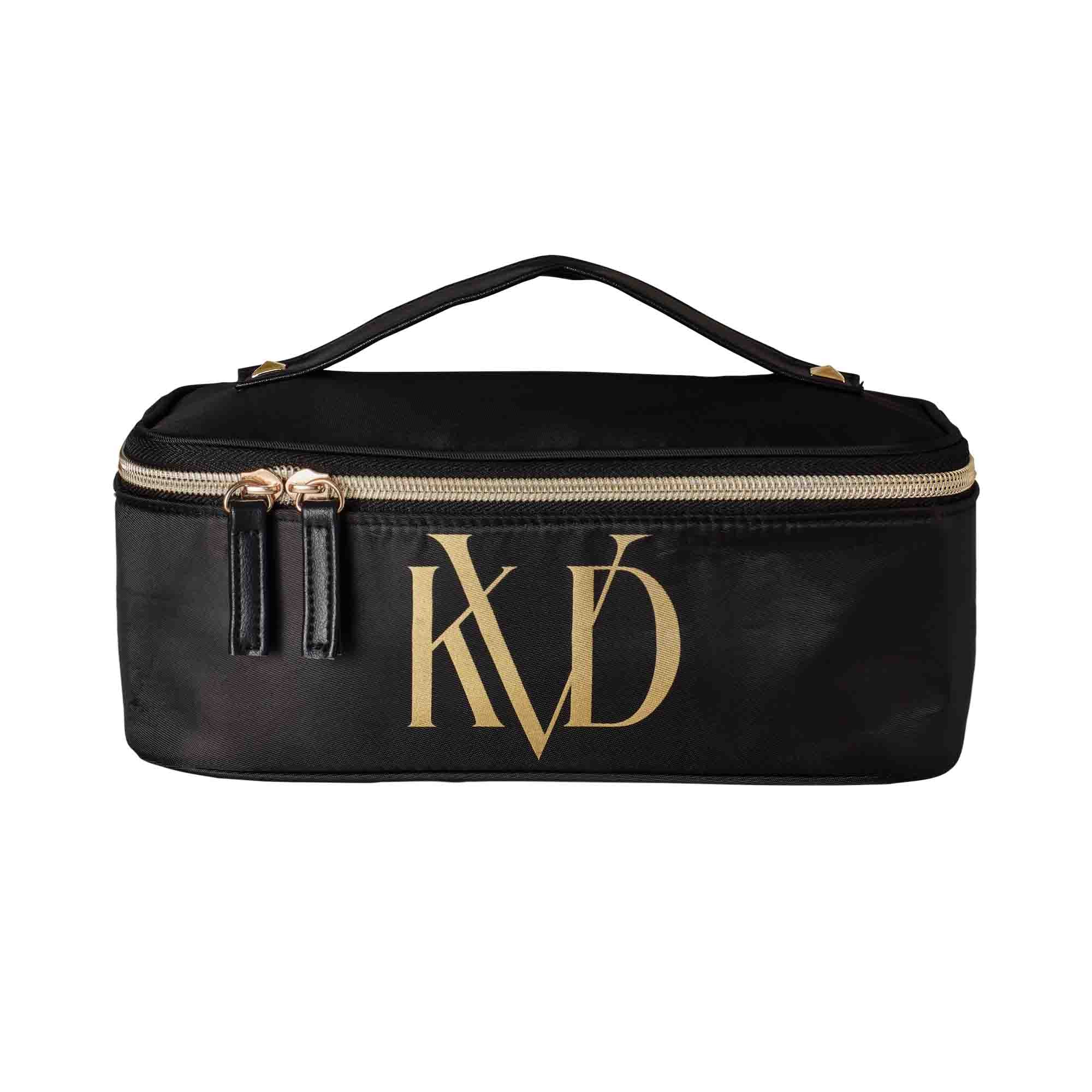 KVD Travel Toiletry Bag for Men & Women - Waterproof Cosmetic Makeup Organizer with Hanging Hook - Perfect for Gym, Camping, Business Trips & Vacation Essentials