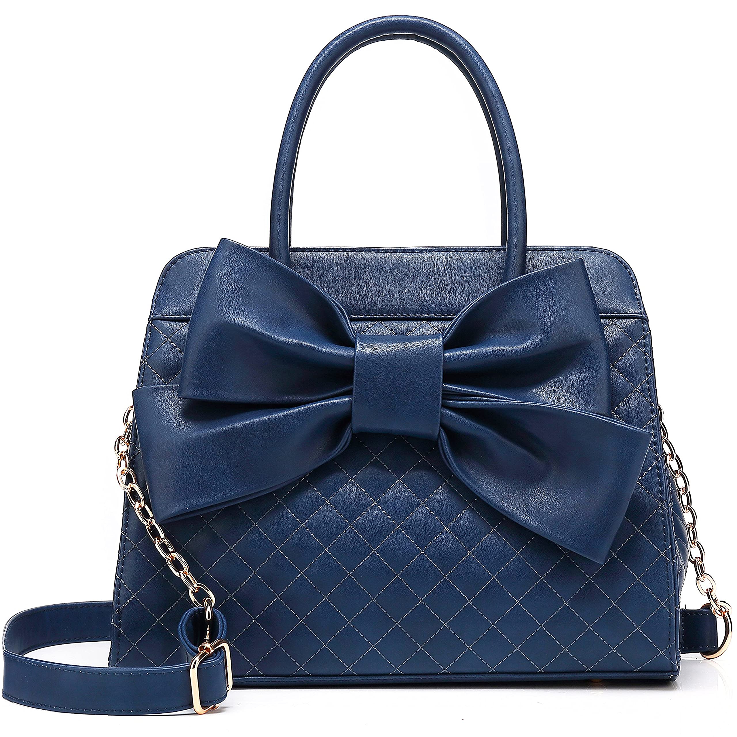 SCARLETON Women's Bow Satchel Handbag - Stylish Purse with Bow for Women, Fashionable Satchel Bag (H1048) | Perfect for Work, Travel, and Everyday Use