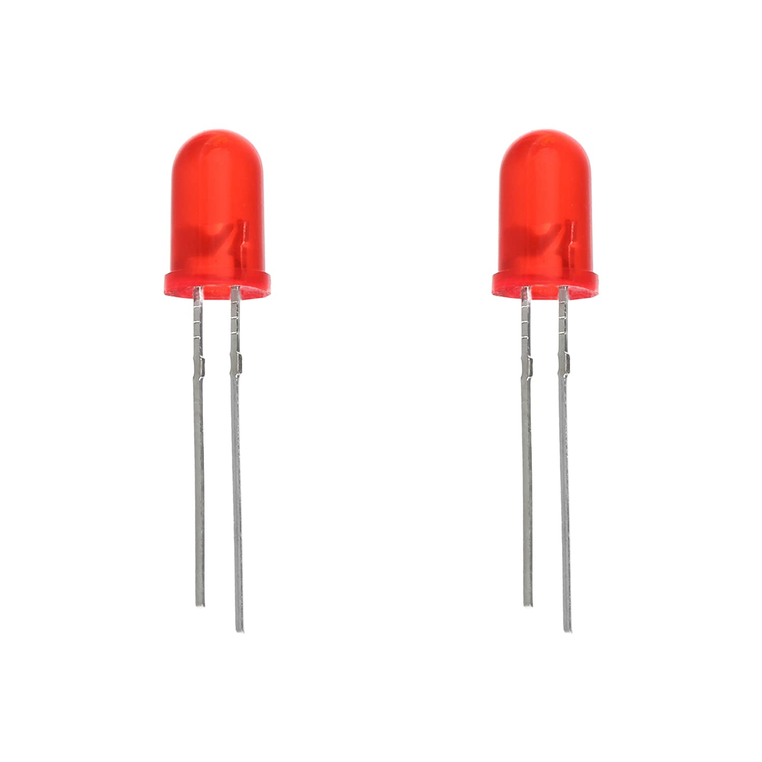 Othmro High Power 0.02W Red LED Chip with Aluminum Heatsink Base - 1.9-2.1V 20mA LED Light Beads for DIY Electronics, Automotive Lighting, and Home Decoration