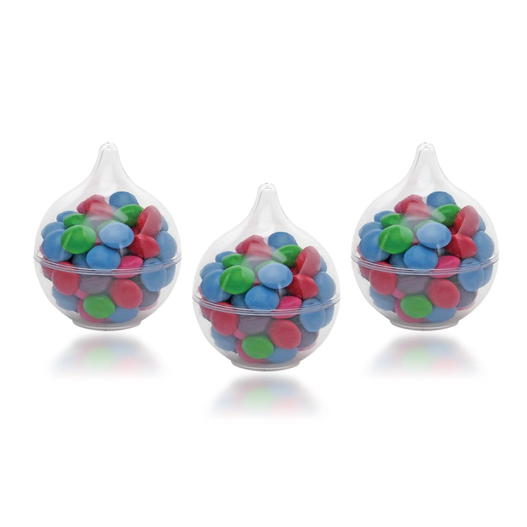 12 Pack Clear Plastic Mini Cone Shaped Containers - Perfect for Party Favors, Candy Display & DIY Crafts | Small Dessert Cups for Ice Cream, Jello & Snacks