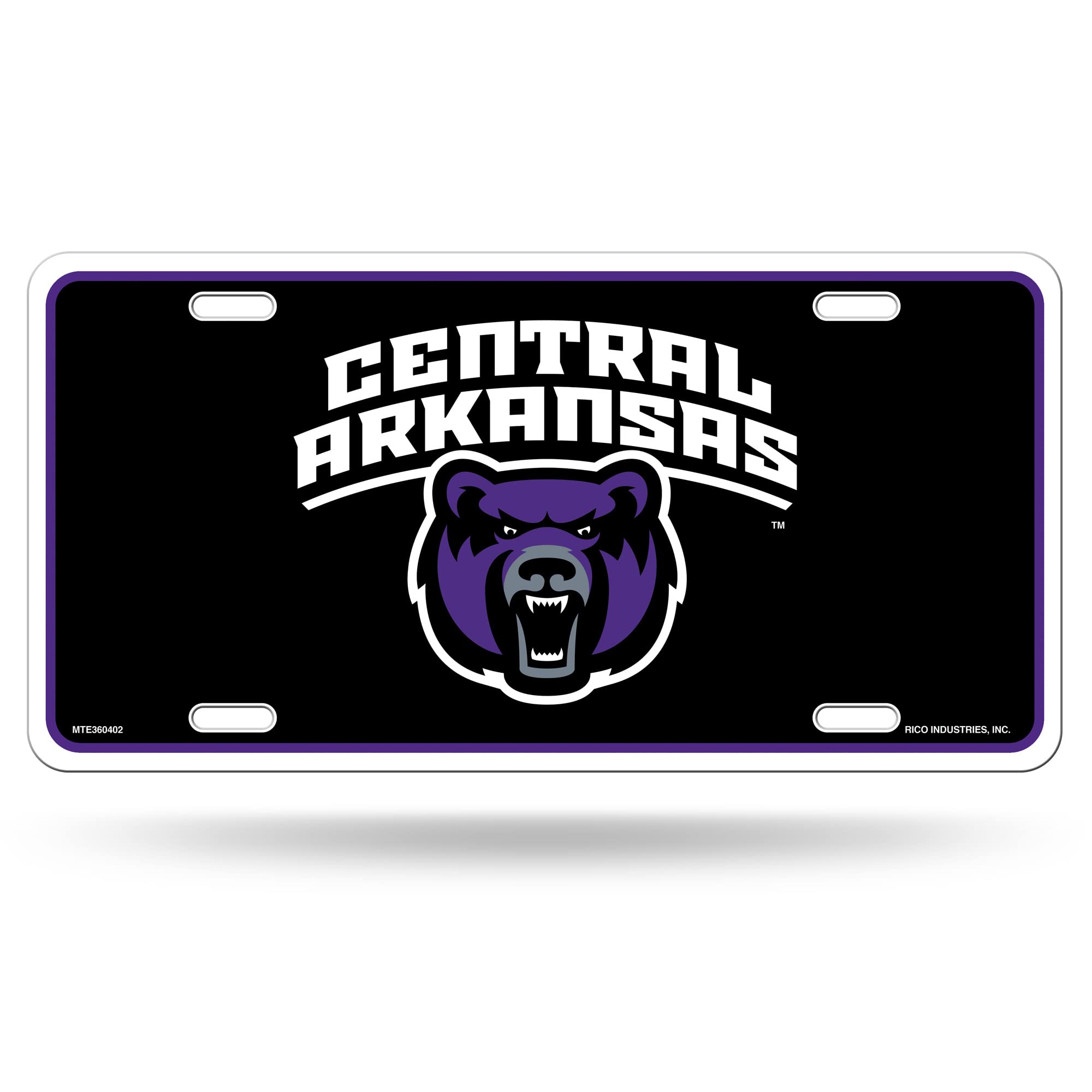 Central Arkansas Bears University Metal License Plate - Durable Aluminum Car Tag for Alumni & Fans - Perfect for Tailgating, Gameday & Showcasing School Pride