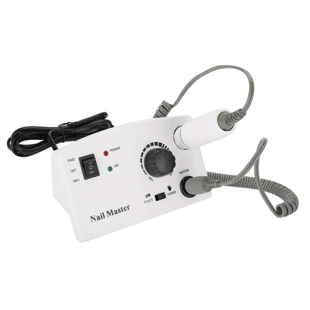 Qkiss Portable Electric Nail Drill - 30000 RPM Professional Manicure Machine for Nail Filing & Polishing | Perfect for Home & Salon Nail Care | USB Rechargeable & Lightweight Design