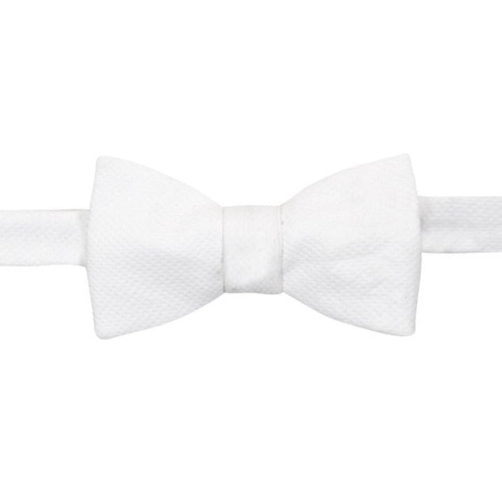 Marcella Cotton Adjustable Pre-Tied Woven Bow Tie for Men - Classic Formal & Wedding Accessories - Perfect for Business, Prom, and Special Occasions