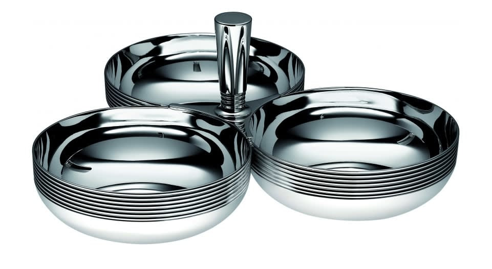 Christofle K+T Set of 3 Silver Plated Metal Cups - Elegant Drinkware for Cocktails, Coffee & Tea | Perfect for Home Bar, Dinner Parties & Gifts