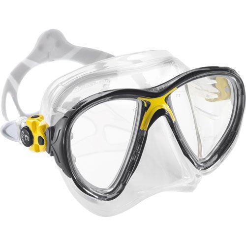 Cressi Big Eyes Evolution Crystal Dive Mask - Scuba Diving Snorkeling Mask for Clear Underwater Vision - Perfect for Ocean, Pool, and Freediving Adventures