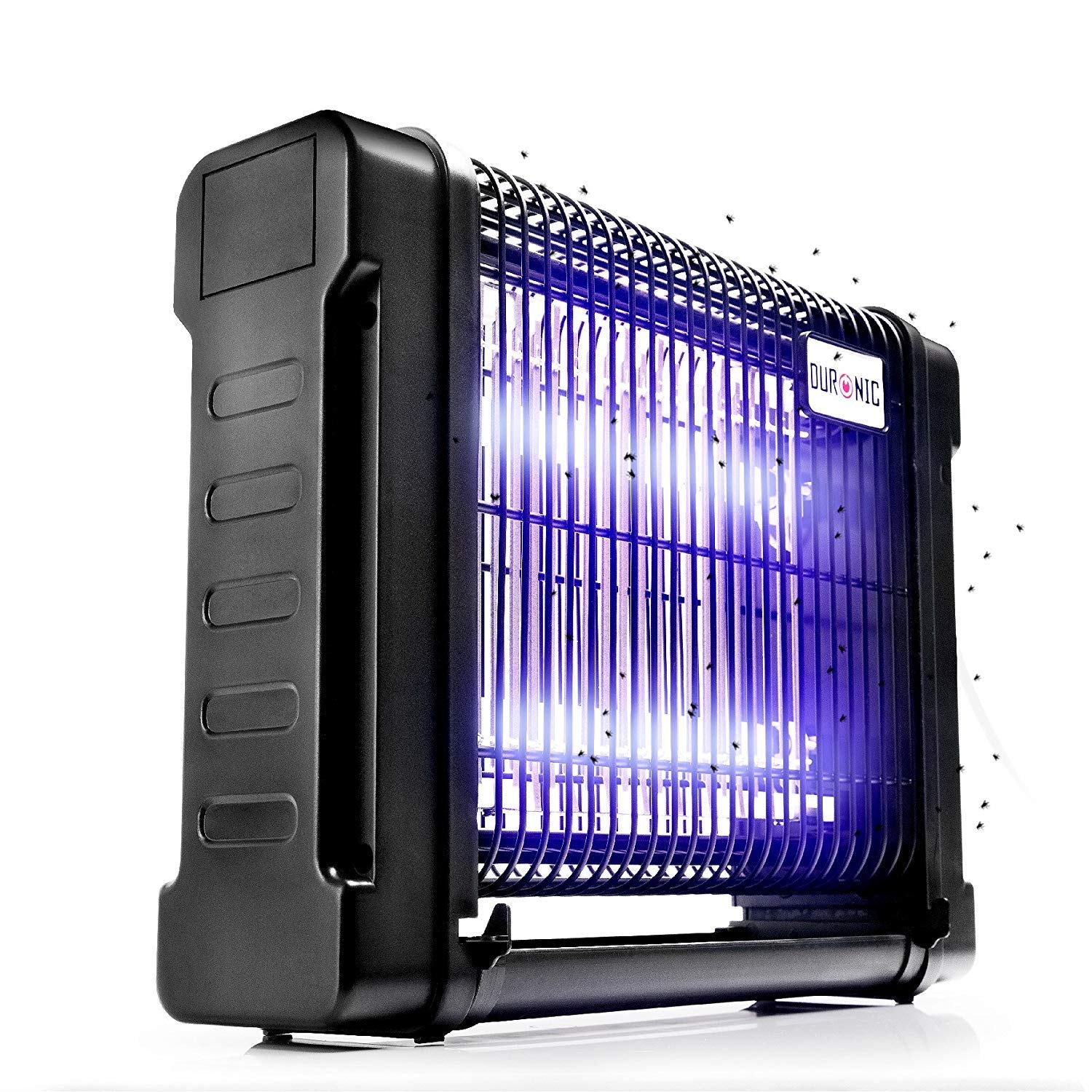 Duronic FK8412 UV Fly Killer - Electric Mosquito & Flying Insect Zapper with 12W UV Light, 2x 6W Bulbs - Compact Wall/Ceiling Mount Indoor Pest Control for Home, Kitchen, Bedroom, Patio