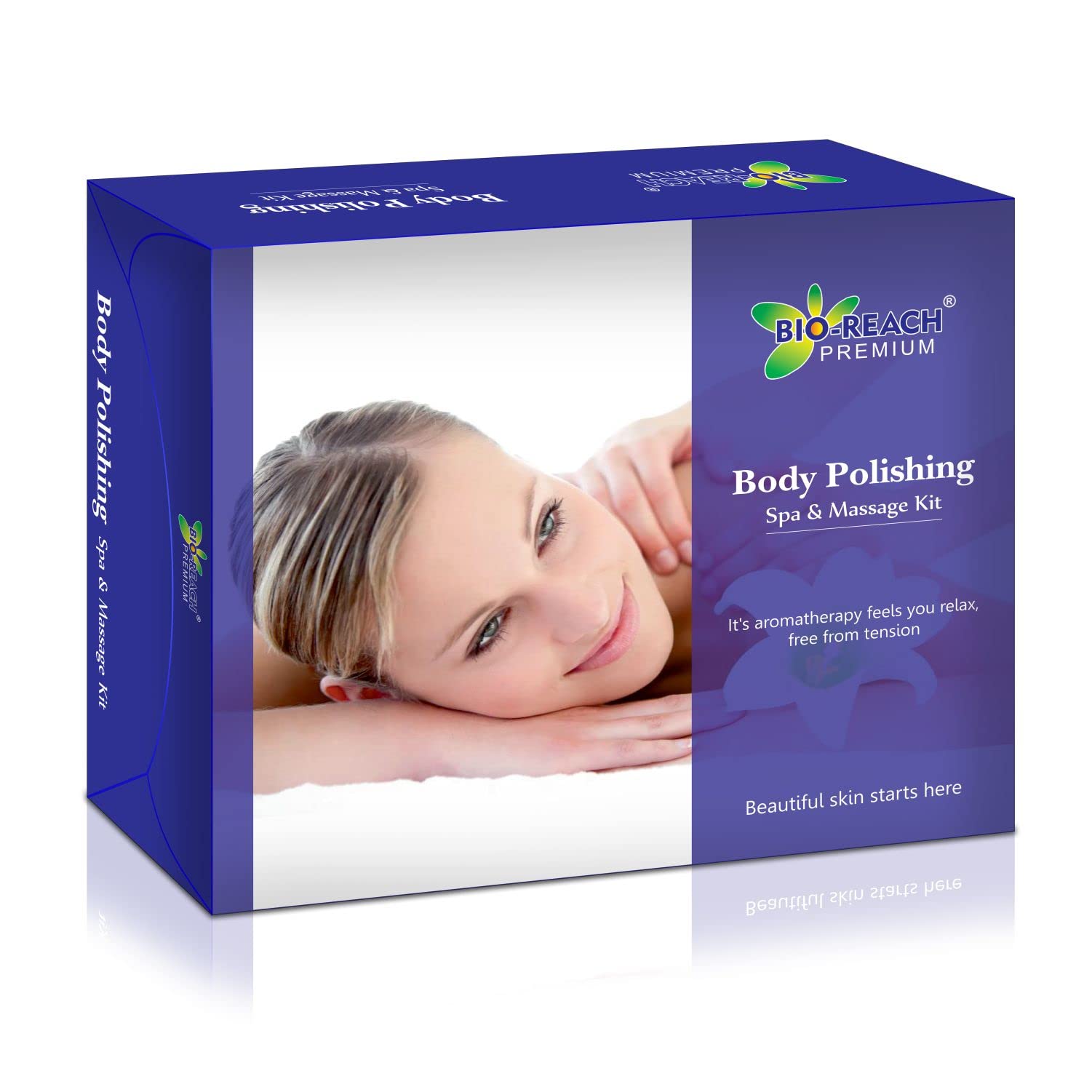 BIO-REACH 600g Body Polishing & Massage Kit for Women - Exfoliating Scrub, Spa Treatment, Skin Care Gift Set - Perfect for Home Spa Days & Relaxation Therapy