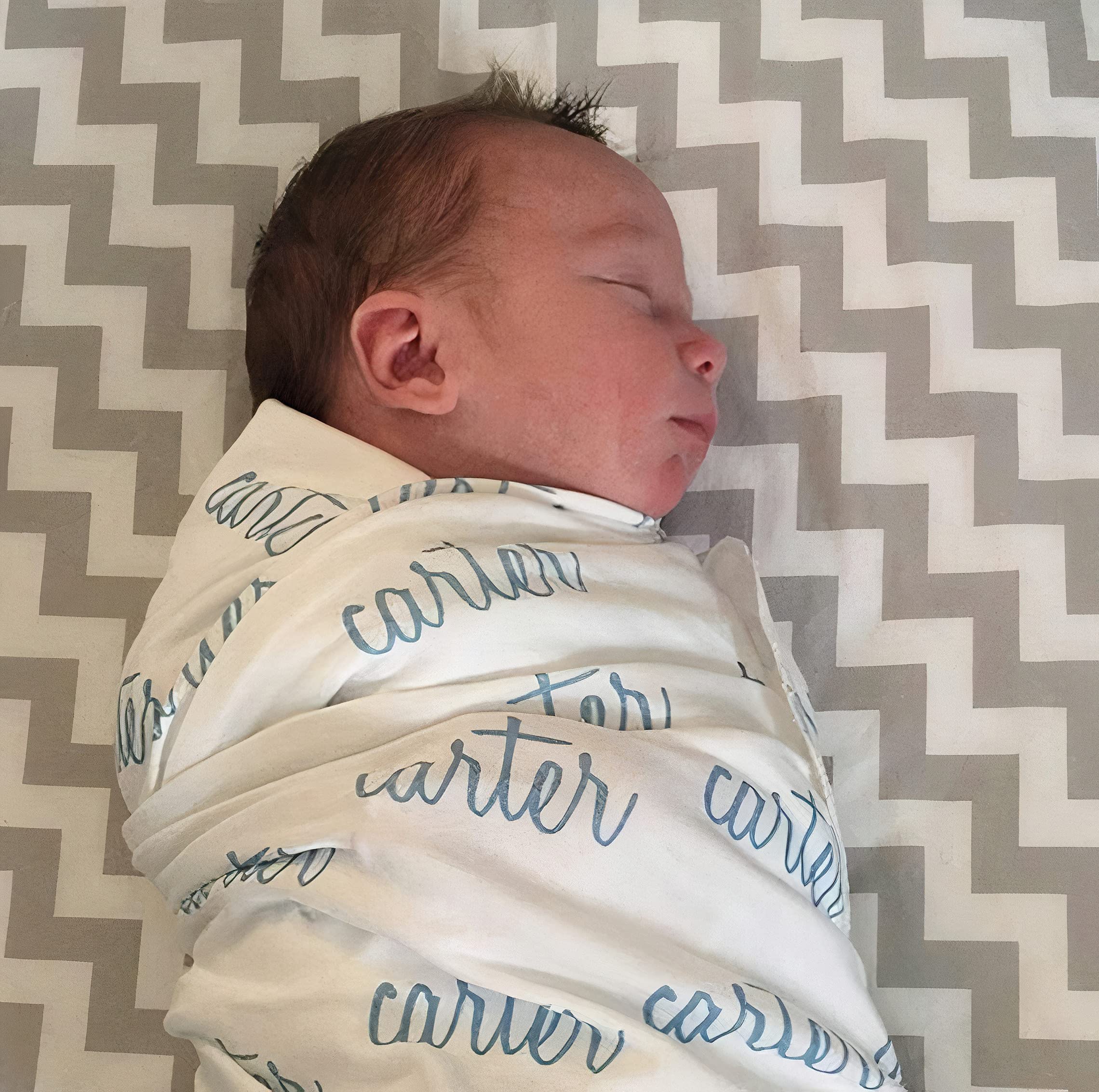 Personalized Baby Blanket with Name - Soft Fleece Custom Blanket for Newborns, Infants, Toddlers & Kids - Perfect for Nursery, Gift Giving, Photo Shoots & Cuddling