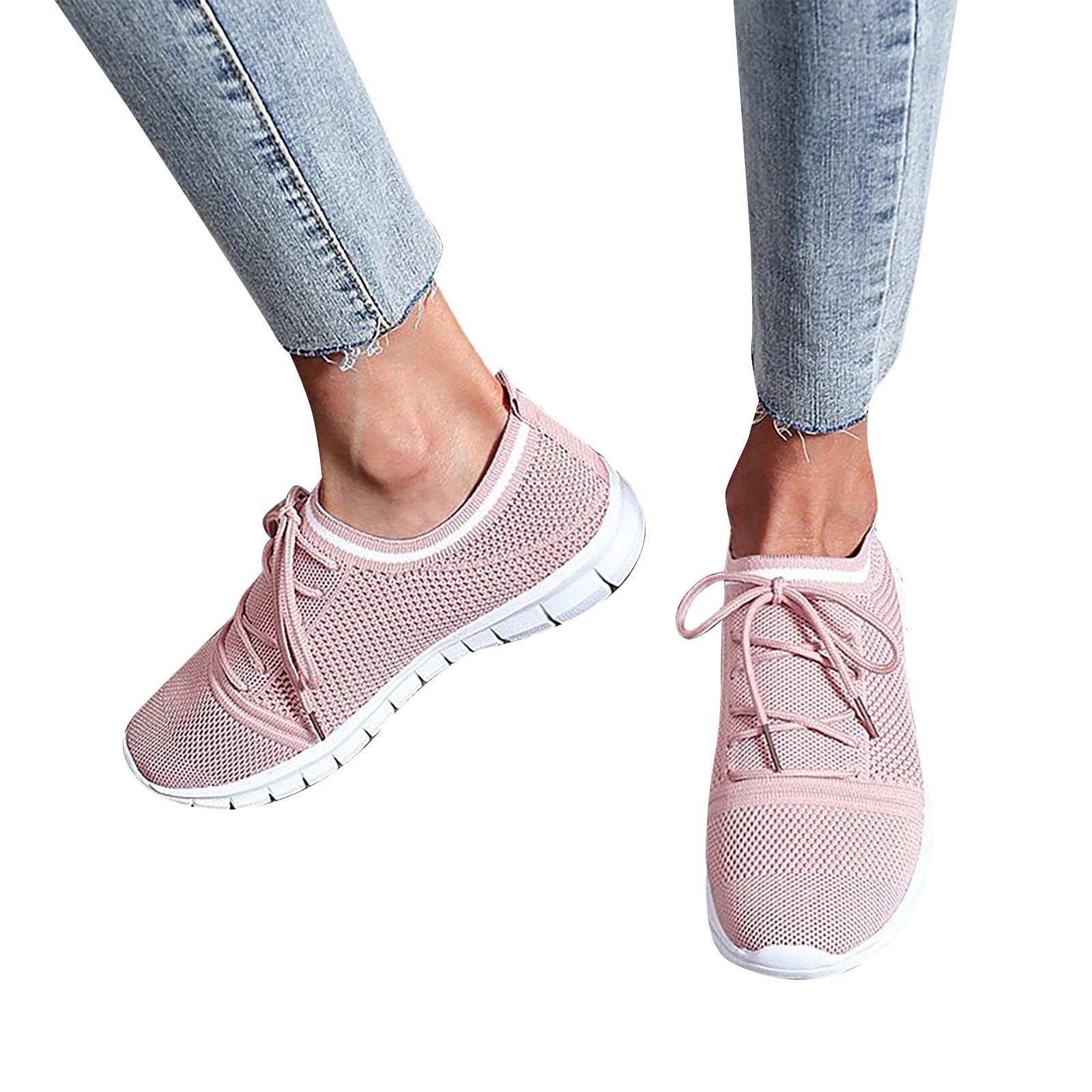 Women's Comfortable Walking Sneakers - Fashion Slip-On Air Cushion Shoes with Breathable Mesh | Perfect for Casual Wear, Travel & Daily Activities