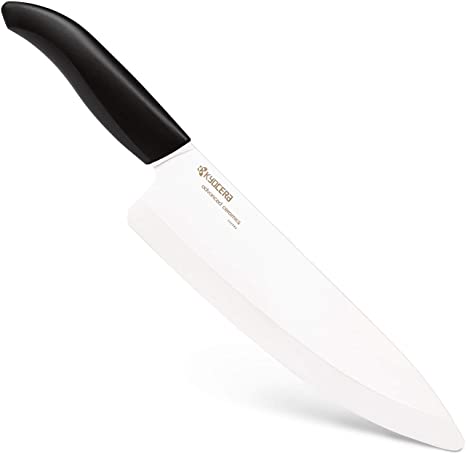 Premium Ceramic Chef's Knife - Ultra Sharp Japanese Style Kitchen Knife for Professional Cooking, Slicing & Dicing - Perfect for Home Chefs & Culinary Enthusiasts (Great for Vegetables, Fruits & Boneless Meat Preparation)