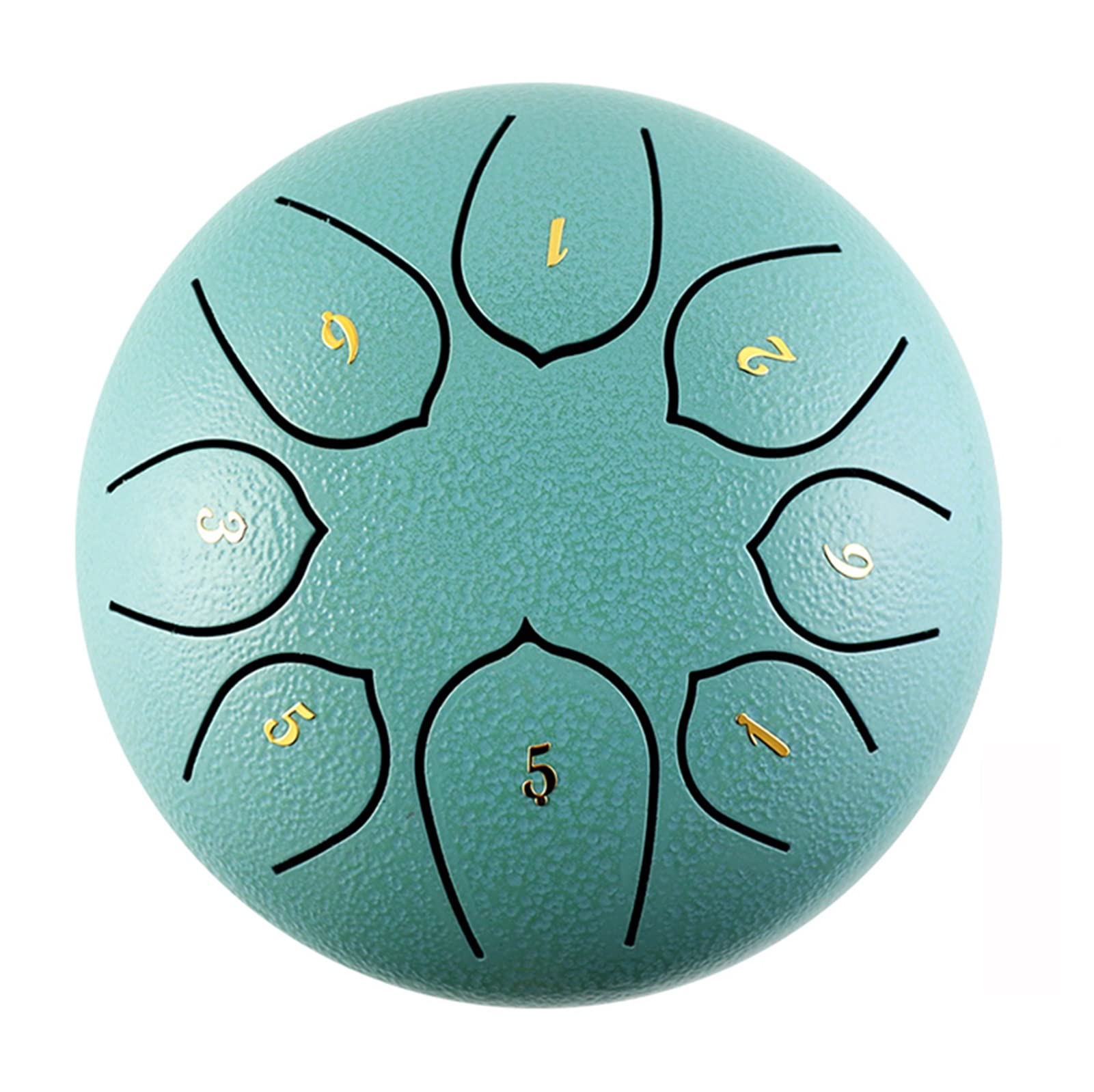 FLFL 6 Inch Steel Tongue Drum - 8 Tune Handpan Percussion Instrument for Kids & Adults, Easy to Play Musical Gift (Moss Blue) | Perfect for Meditation, Music Therapy, Classroom & Home Entertainment