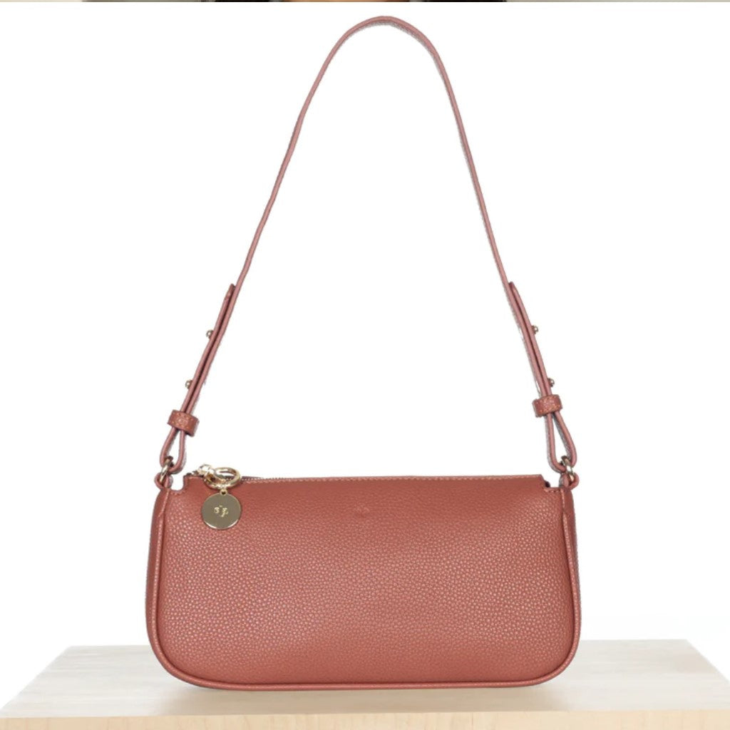 Stylish Baguette Bag in Walnut - Perfect for Work, Travel & Everyday Use | Trendy Crossbody Handbag for Women
