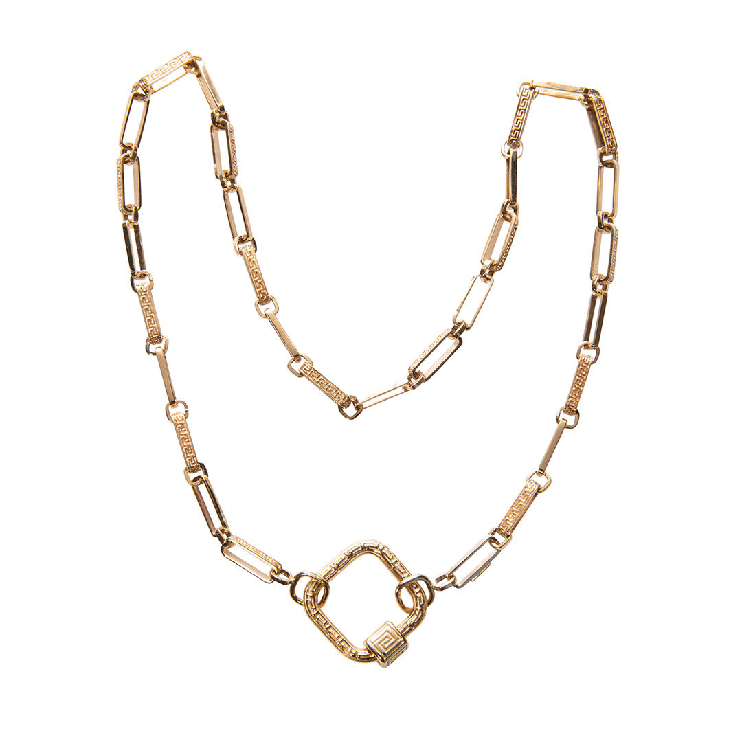 14K Gold Meander Lock by Marla Aaron - Elegant Jewelry for Women, Perfect for Gifts, Weddings & Everyday Wear