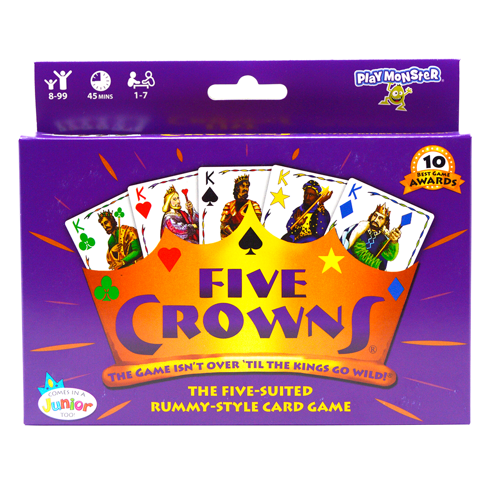 Five Crowns Card Game - Fun Family & Party Card Game for All Ages - Perfect for Game Nights, Travel & Gifts