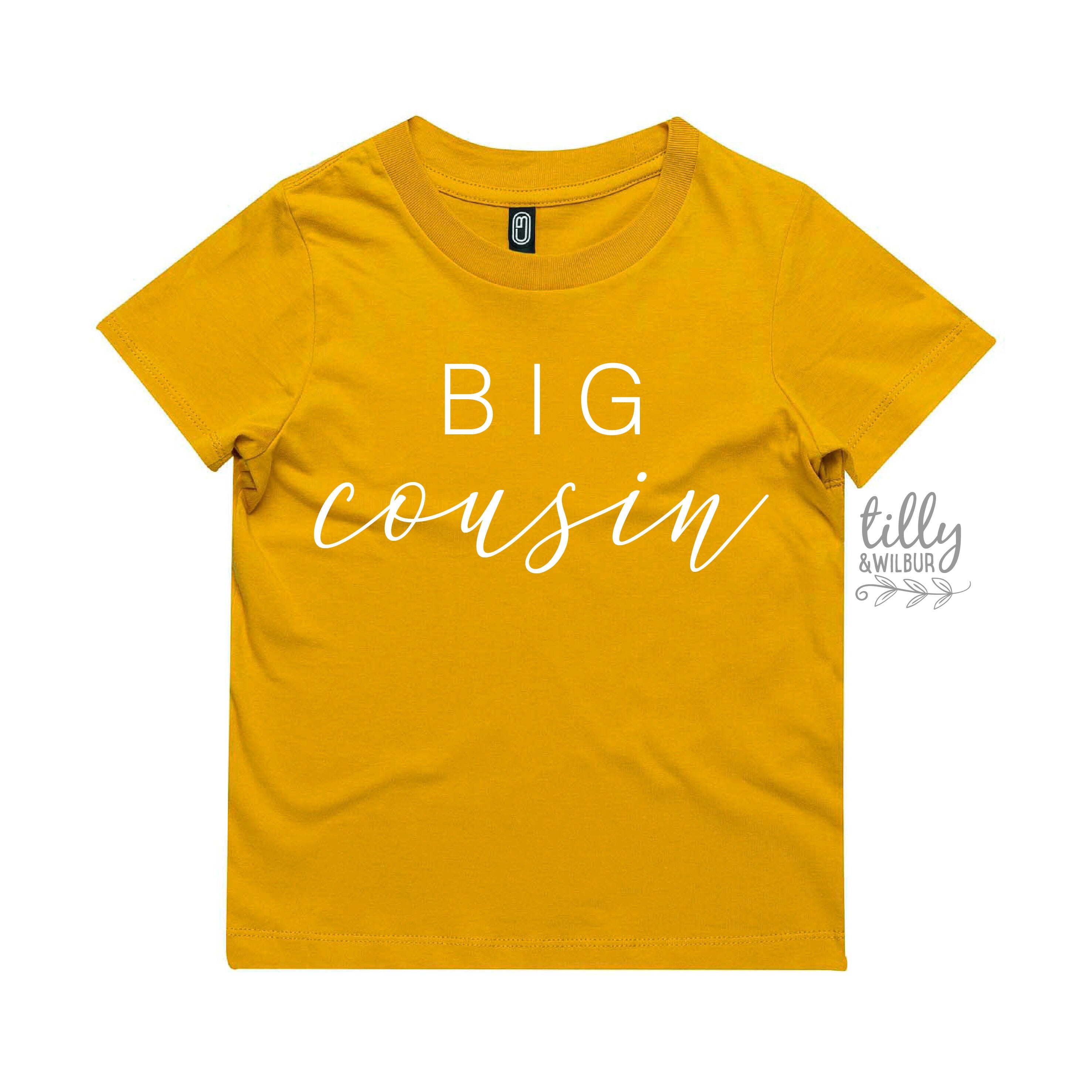 Big Cousin T-Shirt - Comfortable & Stylish Graphic Tee for Men & Women - Perfect for Family Reunions, Birthdays & Casual Outfits