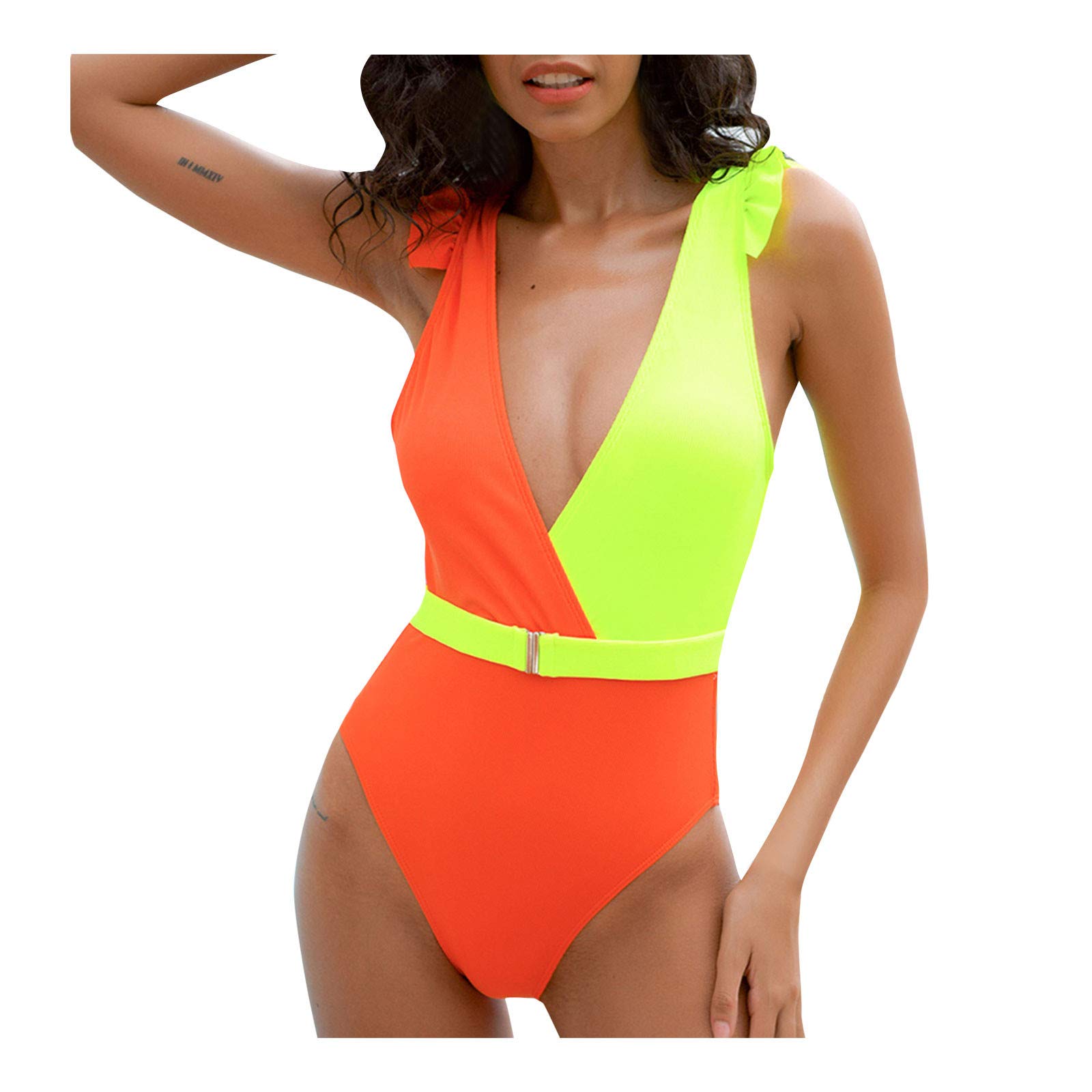 Xiloccer Women's Swimsuits 2021 - Cover Up Bikini & One Piece Bathing Suits, Cute Summer Beach Swimwear for Pool, Vacation & Water Sports