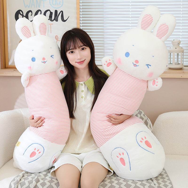 Giant Bunny Plush Toy - 4ft Large Stuffed Animal for Kids & Adults, Soft & Huggable Pinky Puff Bunny - Perfect for Nursery Decor, Birthday Gifts, and Cuddling