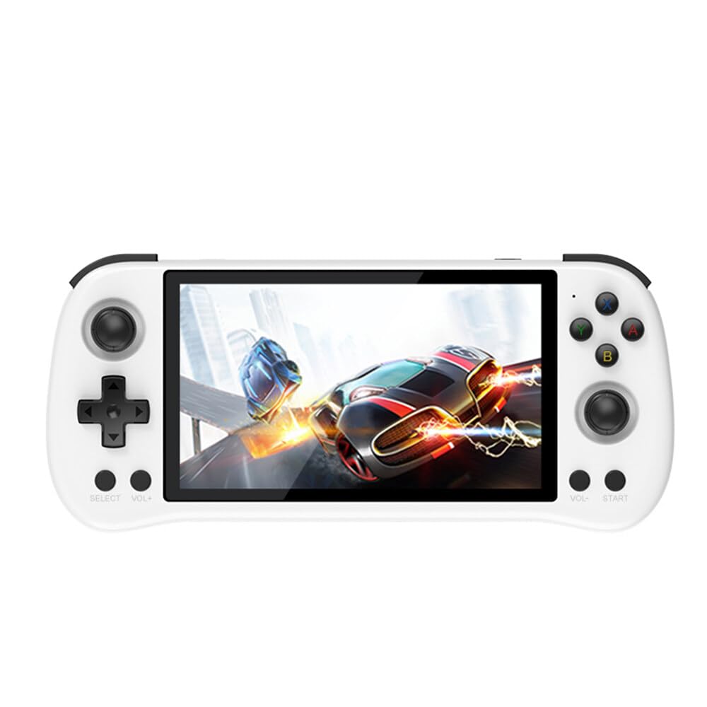 WUKO Powkiddy X55 5.5-Inch IPS Handheld Game Console - 16GB JELOS System Retro Gaming Device for Adults & Kids | Portable Arcade for Travel, Commuting & Home Entertainment (No Games Included)