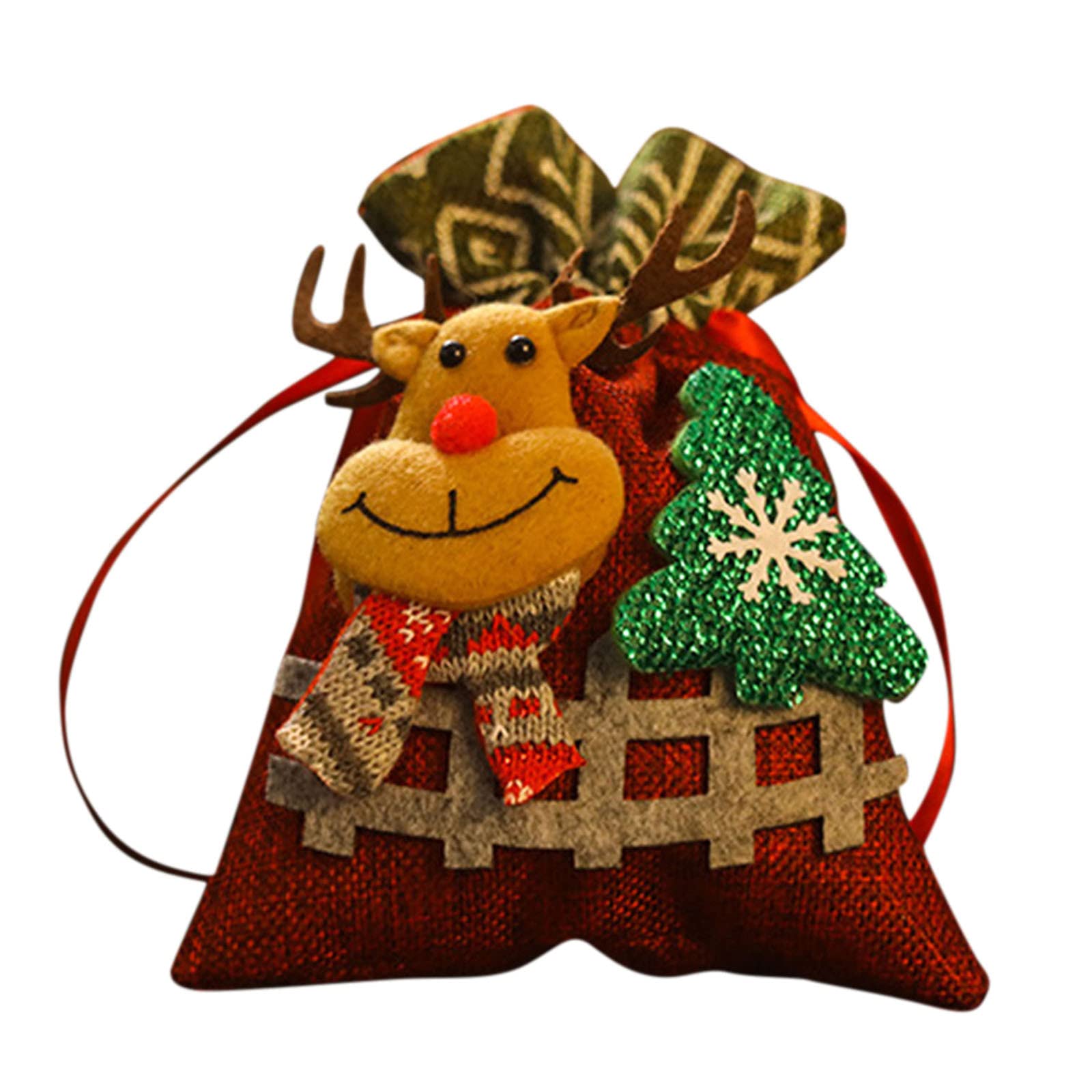 Premium Christmas Drawstring Bags - 100pcs Bronzing Candy Pouches for Holiday Gifts, Party Favors & Dice Storage | Reusable Fabric Gift Bags for Xmas, Halloween, Birthdays & Events