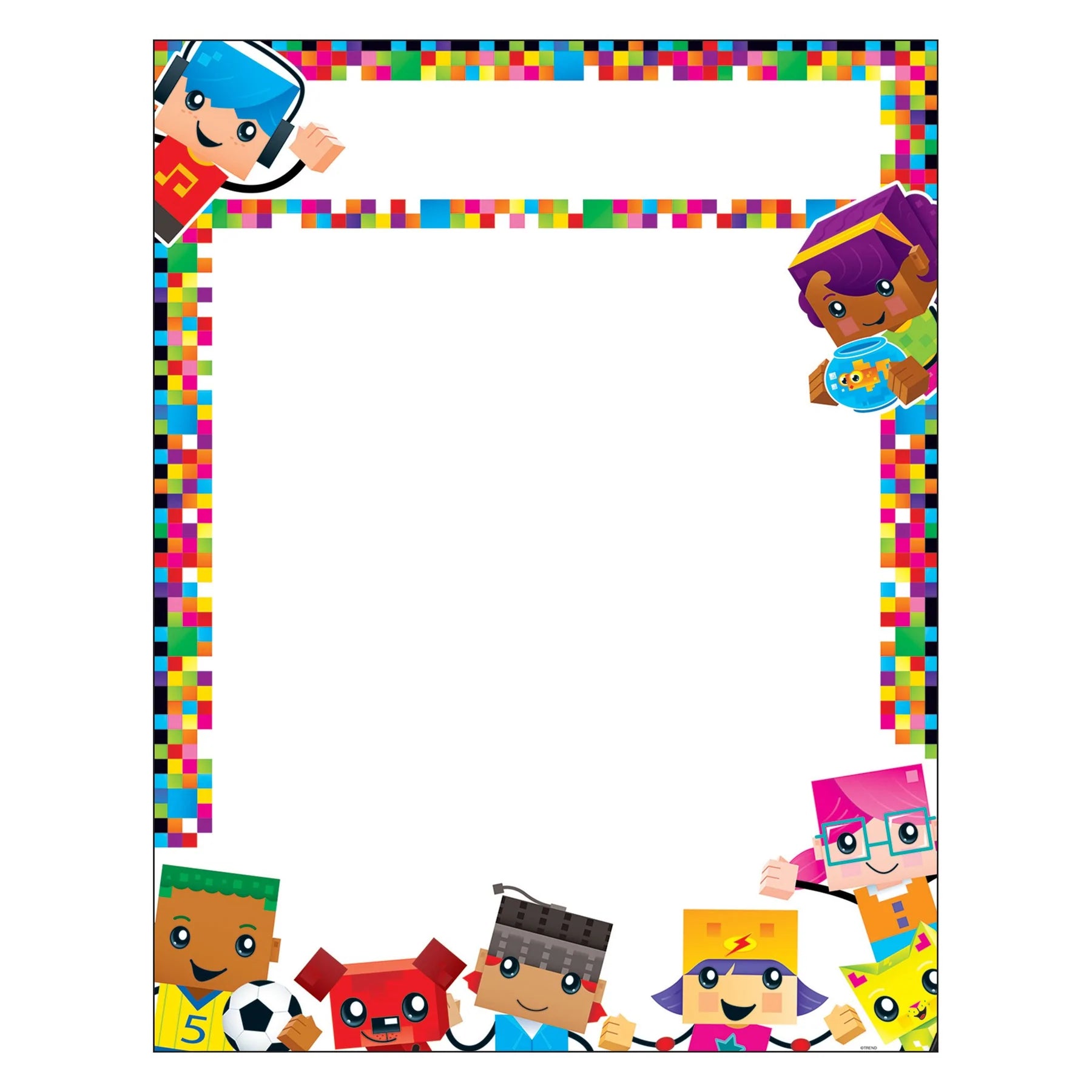 BlockStars!® Educational Learning Chart for Kids - Perfect for Classroom, Homeschool & Playroom Decor