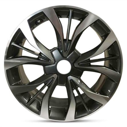 2004-2021 Kia Sportage 18 Inch Gun Metal Machined Face Aluminum Alloy Wheel - Direct OEM Replacement - Perfect for Daily Commuting & Road Trips