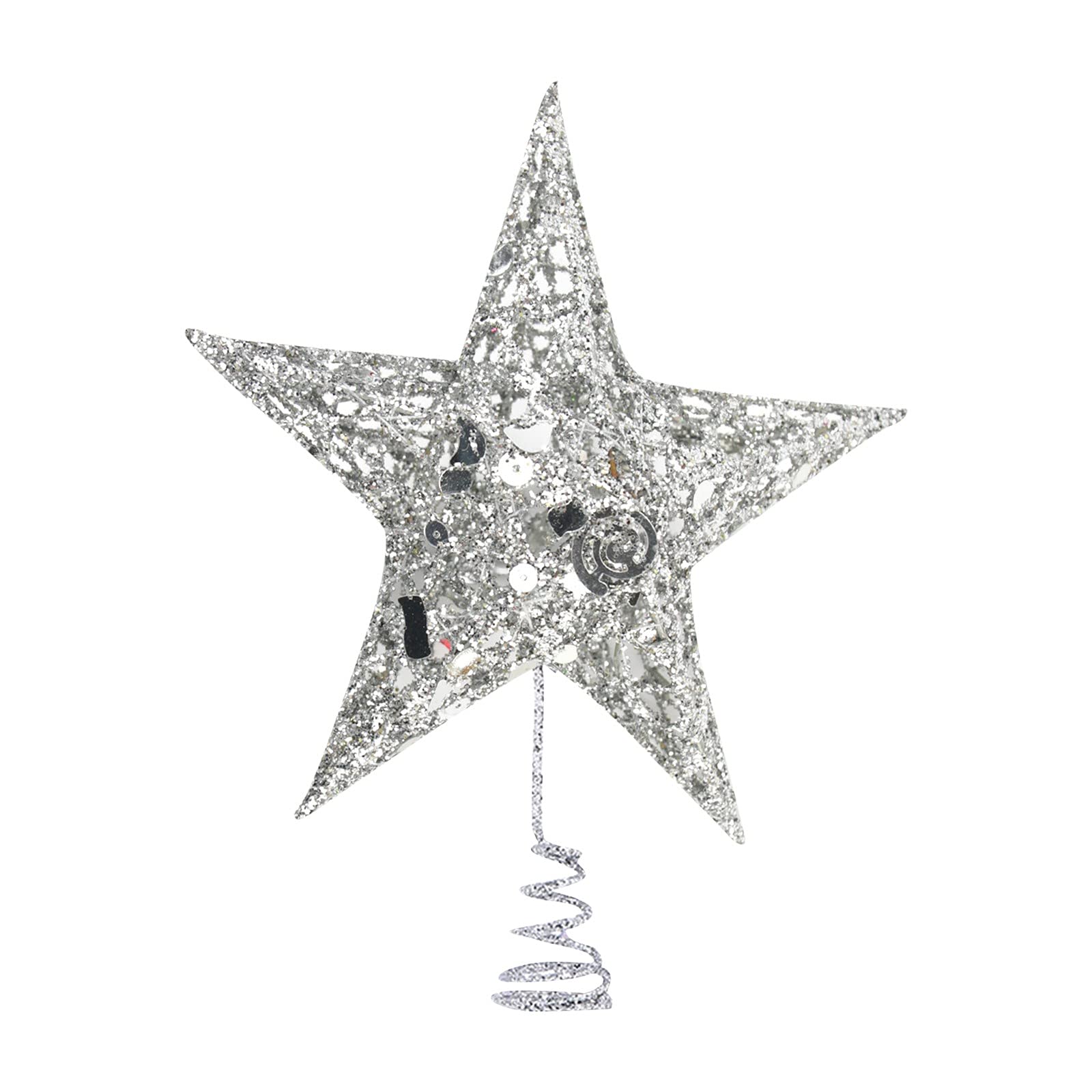 Best 2023 Traditional Christmas Decorations & Ornaments - 3D Hollow Five-Pointed Star Tree Topper for Family Holiday Decor | Perfect for Home, Office & Gift Giving