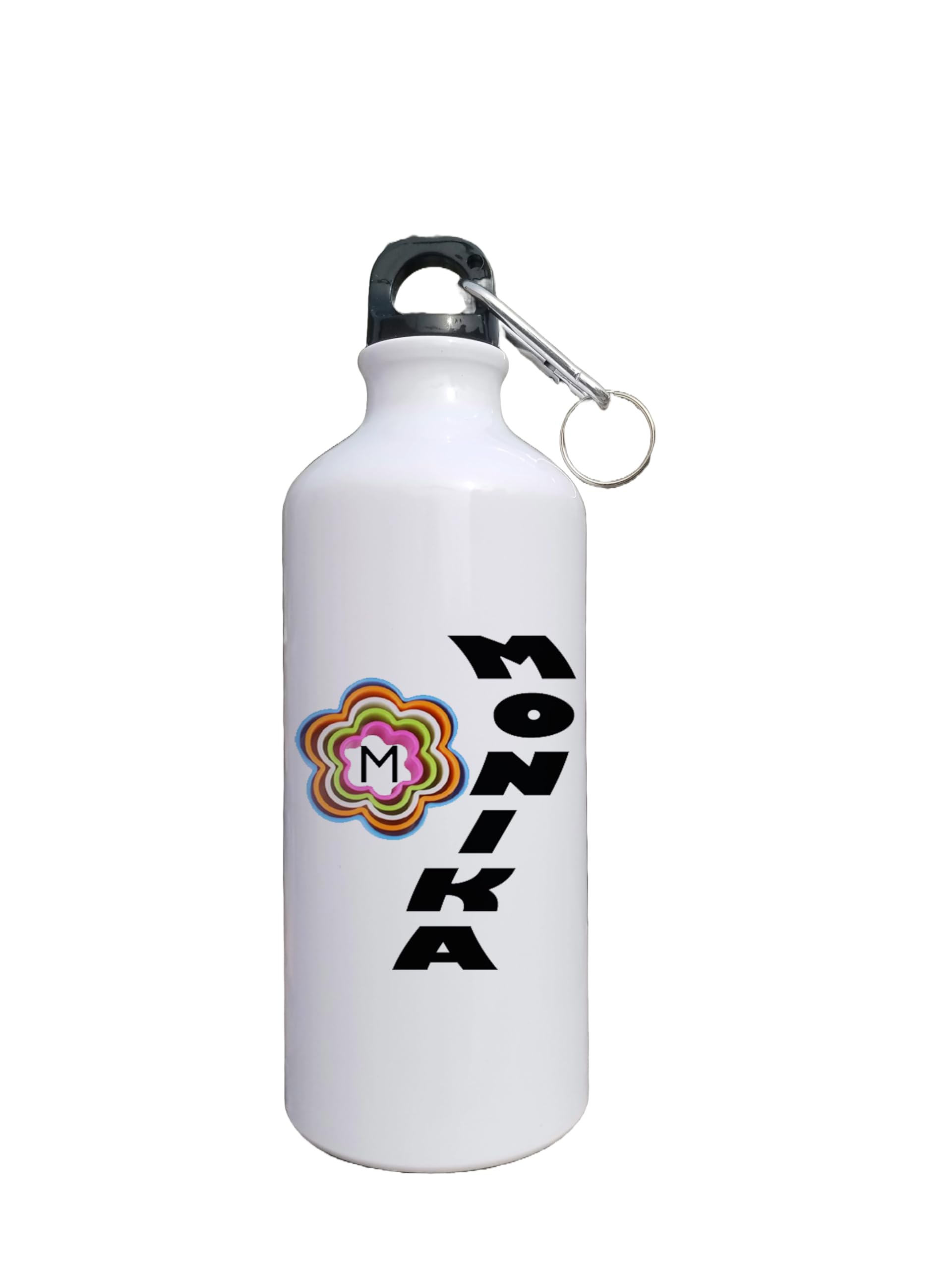 MONIKA Printed Water Bottle - Insulated Cold Water Bottle, Personalized Gifted Bottle for Gym, Office, and Outdoor Adventures