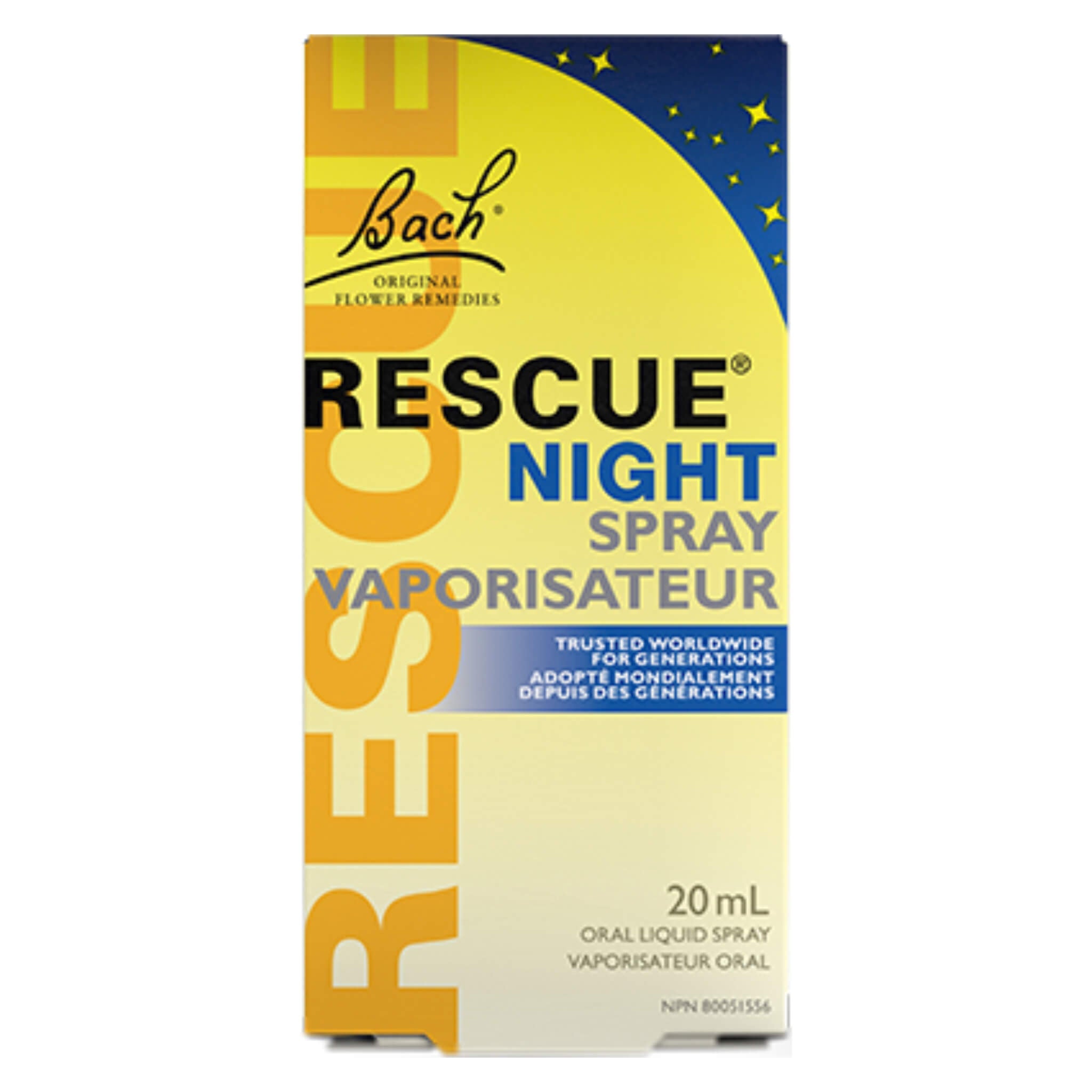 Rescue Remedy Night Sleep Aid Spray - Natural Stress Relief & Calming Sleep Support for Adults - Perfect for Nighttime Relaxation & Better Sleep