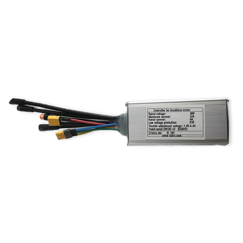 36V 12A Brushless Motor Speed Controller LSW1542-1-6F - Aluminum Alloy E-Bike Controller Replacement for Electric Bicycles, Scooters & Tricycles - Perfect for Commuting, Leisure Riding & Urban Transportation