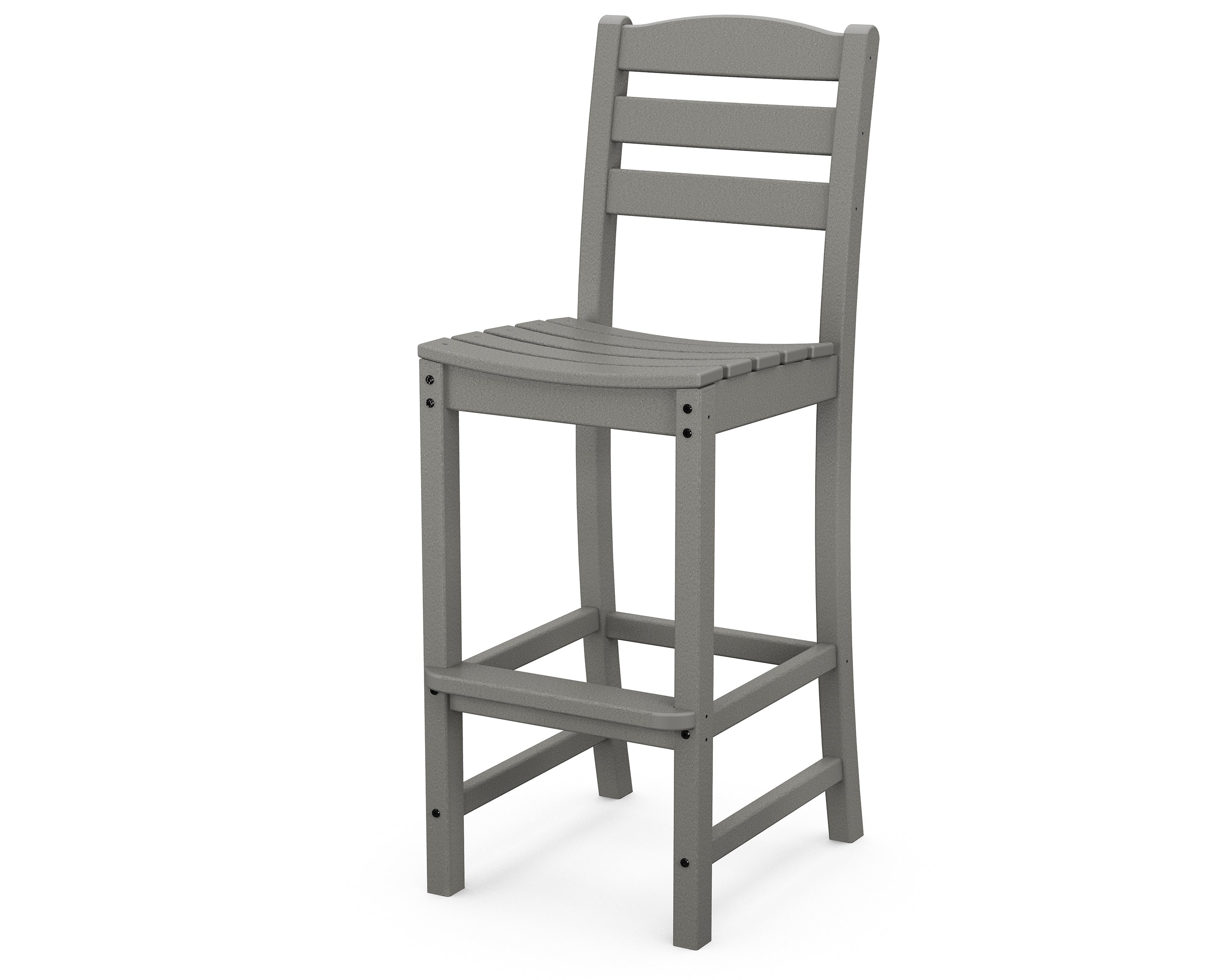 POLYWOOD La Casa Cafe Bar Side Chair - Outdoor & Indoor Dining Chair - Weather-Resistant & Durable - Perfect for Patio, Deck, Restaurant, and Home Use