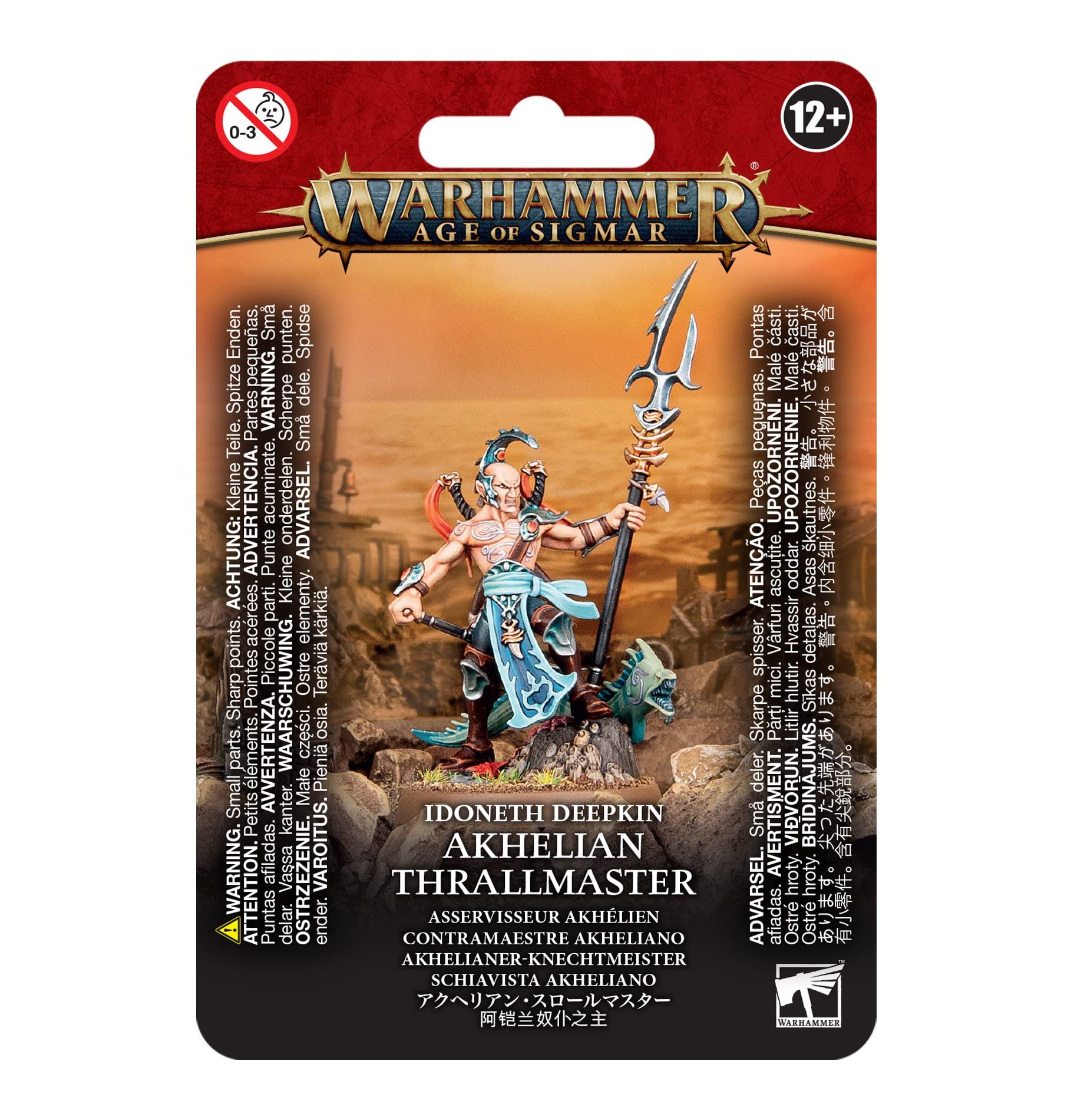 Games Workshop Warhammer: Idoneth Deepkin Akhelian Thrallmaster - Fantasy Tabletop Miniature for Warhammer Age of Sigmar Battles & Collectors
