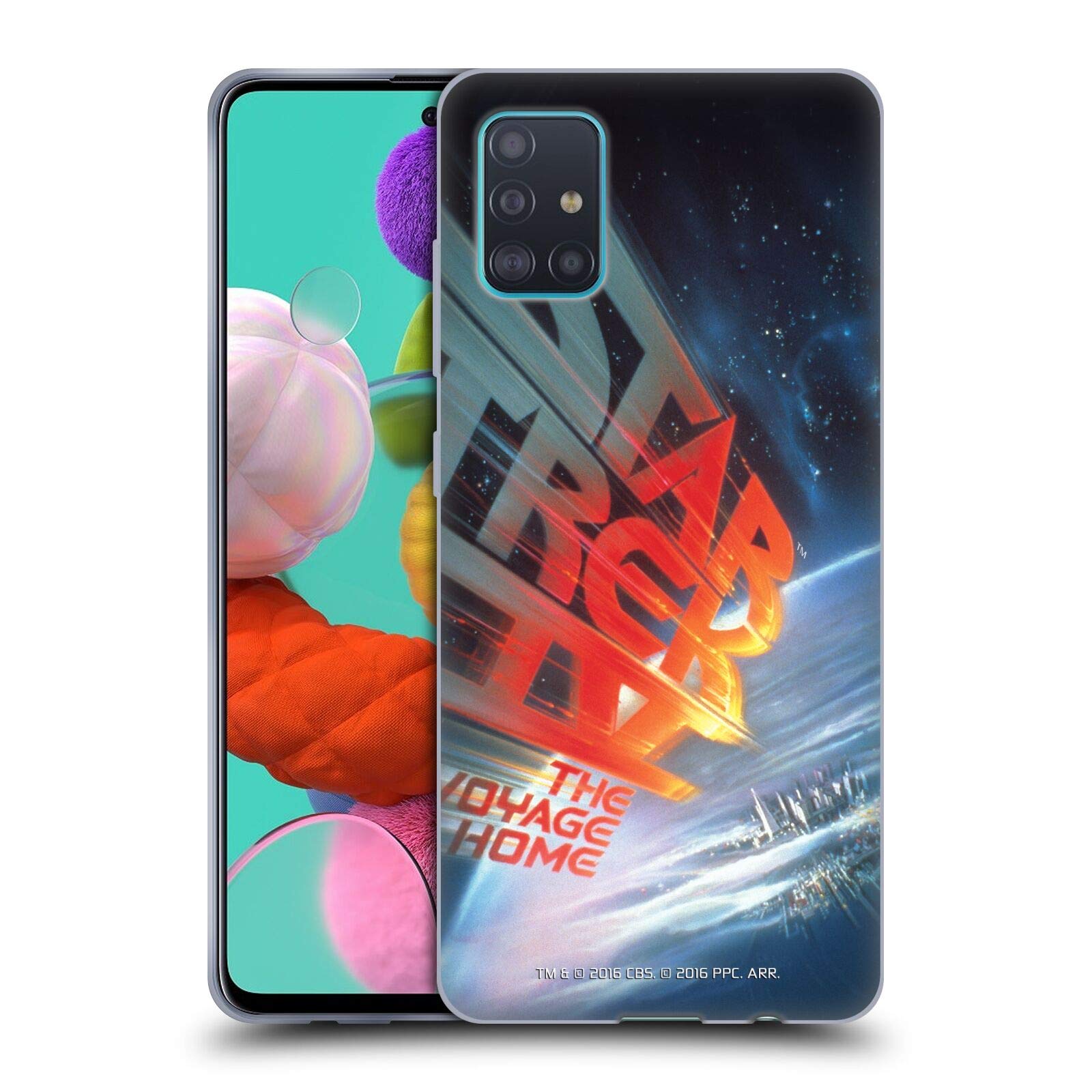 Star Trek The Voyage Home Movie Poster Soft Gel Case for Samsung Galaxy A51 (2019) - Officially Licensed TOS Design, Perfect for Fans & Daily Protection