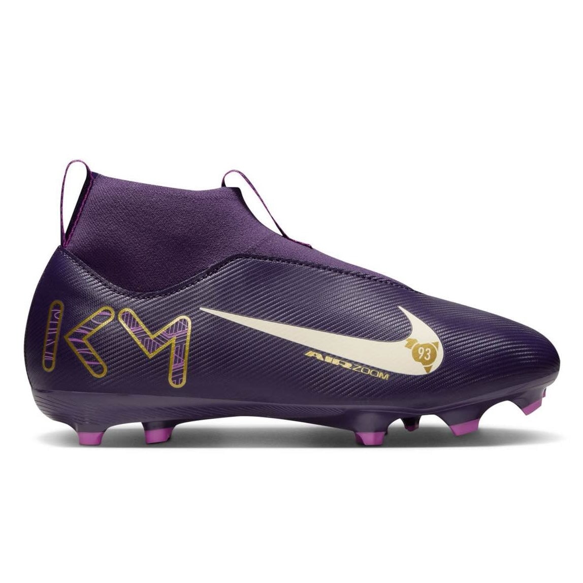 Nike Jr. Mercurial Superfly 10 Academy Kylian Mbappé Soccer Cleats - Youth Football Shoes for Artificial Grass - Perfect for Training & Matches