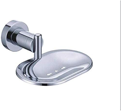 LCNING Copper Round Base Mount - Stylish Toothbrush Cup, Towel Bars & Soap Dispenser Set (Soap Dish 1) - Perfect for Bathroom Organization & Modern Home Decor