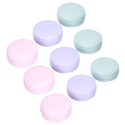 FRCOLOR 30pcs Travel Makeup Empty Cosmetic Jars with Spoons - Clear Round Cream Containers for Lip Balm, Skincare, DIY Beauty Products | Perfect for Travel, Home & Salon Use