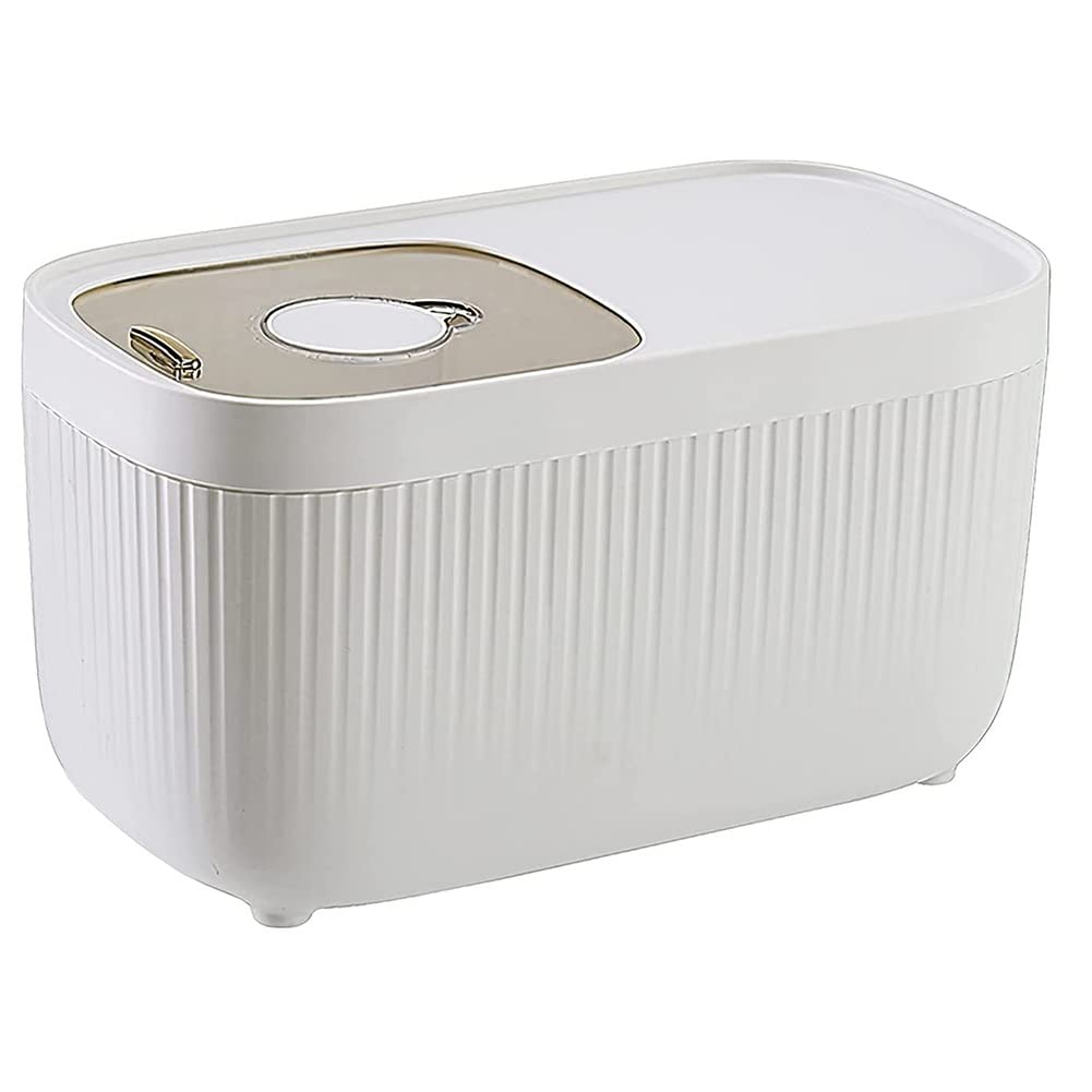 BPA-Free Plastic Rice Storage Container - Large Grain & Flour Storage Box for Kitchen, Pantry Organizer for Beans, Rice, Pasta & Dry Food | Perfect for Meal Prep & Bulk Food Storage