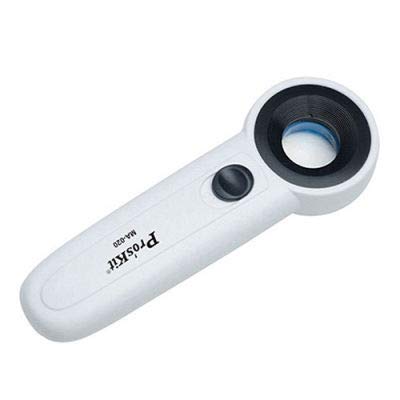 Eclipse MA-020-22X LED Magnifying Glass with Light - 5X Magnification for Reading, Jewelry Making, Coin Collecting & Precision Work
