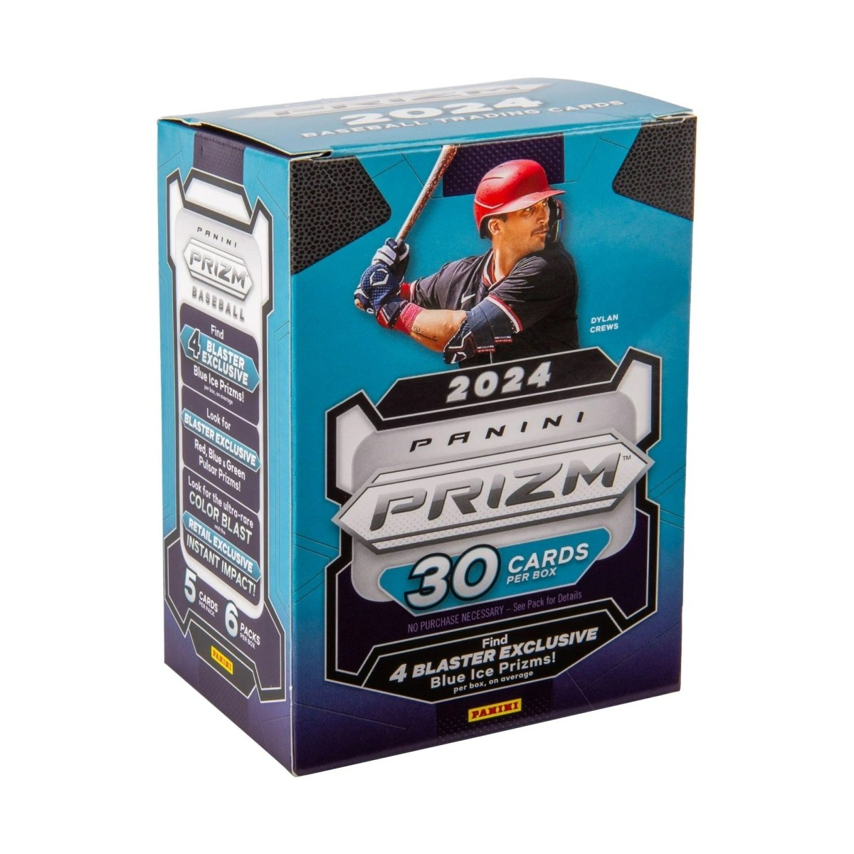 2024 Panini Prizm Baseball Card Blaster Box - 24 Packs with Exclusive Parallels & Rookies - Perfect for Collectors, Investors & Fantasy Sports Fans (Great Gift for Baseball Enthusiasts)