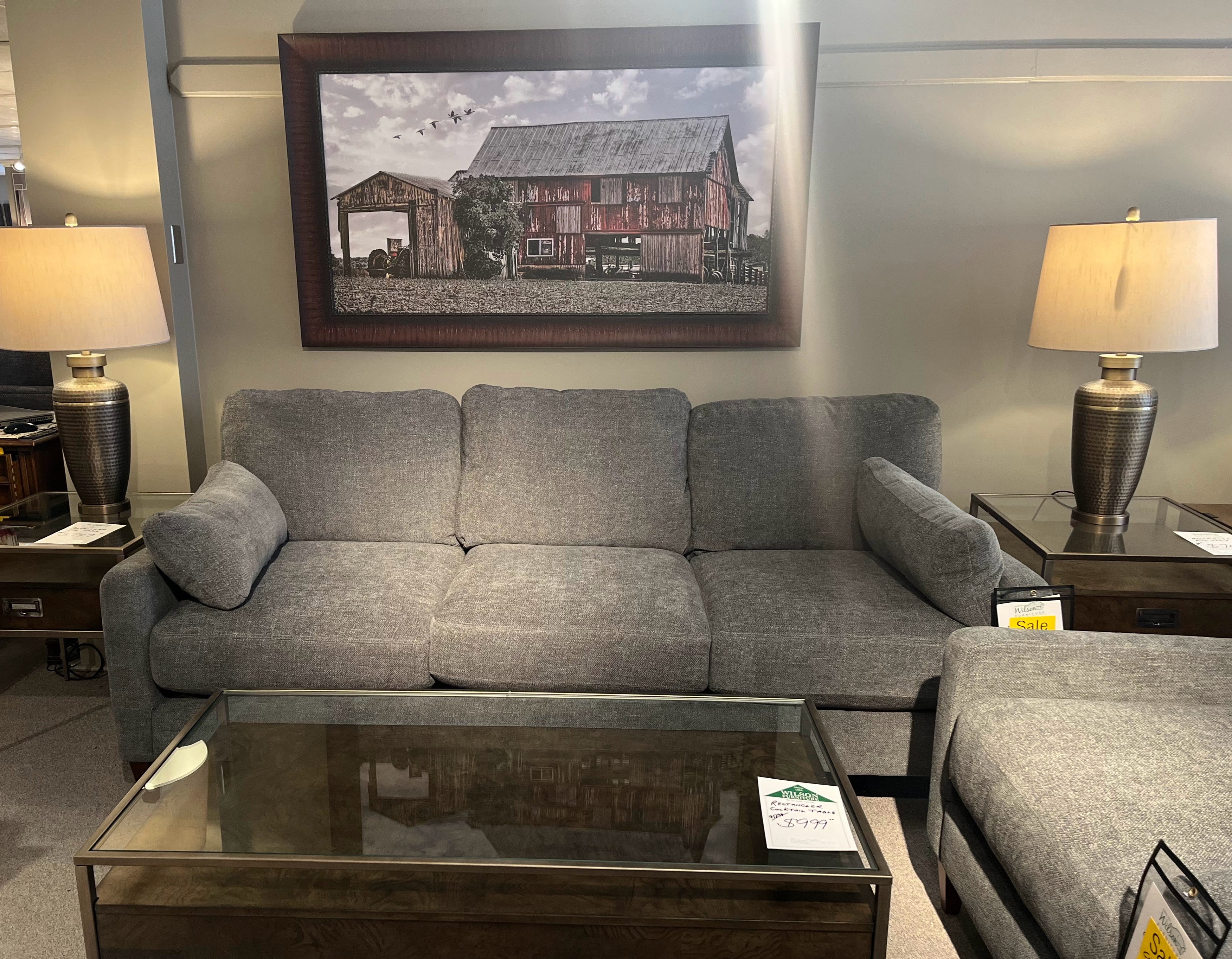 Lazyboy Extra Deep & Long Petra Sofa with Chair and a Half 2-Piece Set - Clearance Sale | Perfect for Large Living Rooms & Family Movie Nights