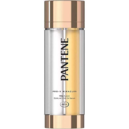 Pantene Miracles Vita Fusion Dual Active Oil Serum - 21g (Pack of 8) | Leave-in Hair Treatment for Dry, Damaged Hair | Perfect for Travel, Gym & Daily Hydration